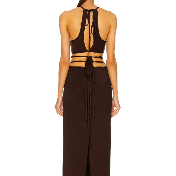 Christopher Esber Brown Cutout Dress - Picture 2 of 2